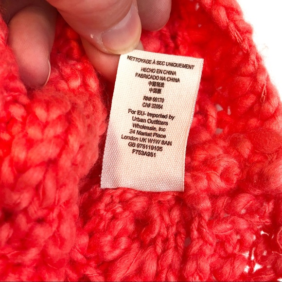 Free People Chunky Knit Beanie with Pom-Pom - Picture 5 of 5